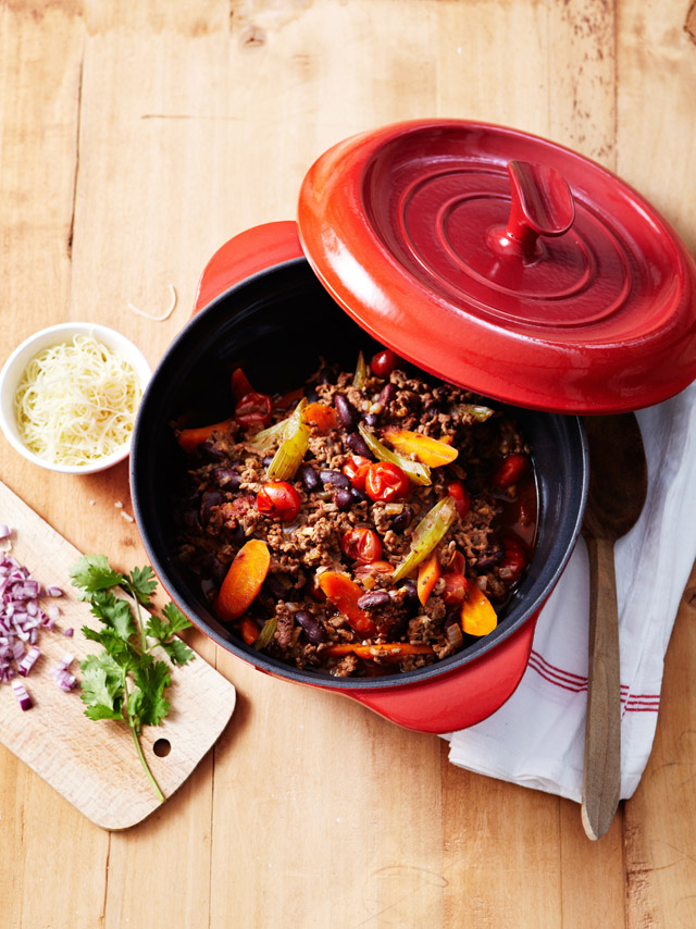 Chili con Carne mit Le Gruyère AOP