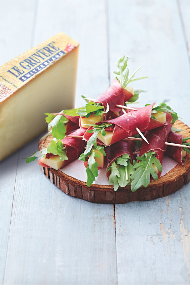 Rouleaux de viande des grisons au Gruyère Classic AOP