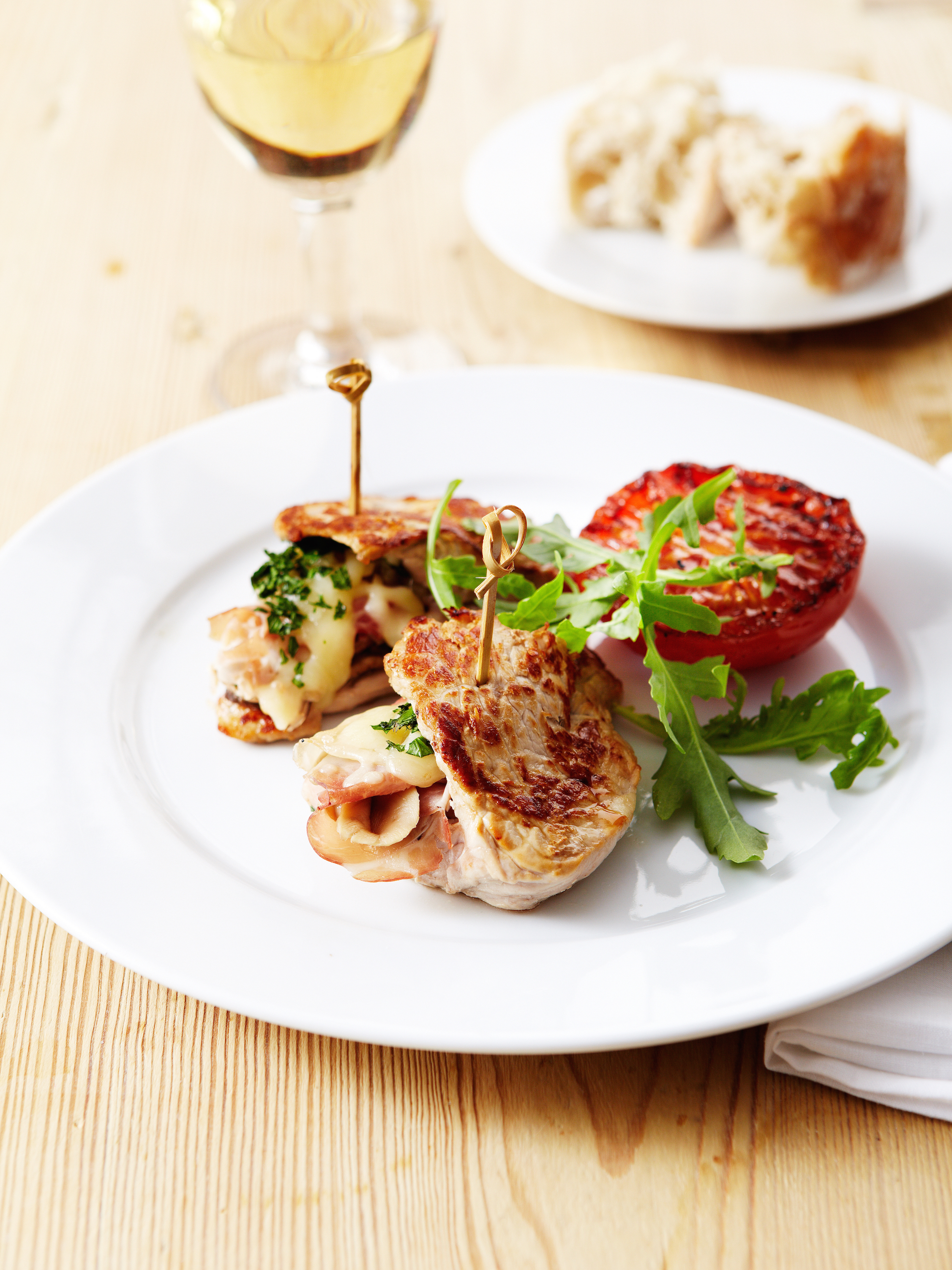 Médaillons de veau farcis aux champignons et à l’Appenzeller® Surchoix