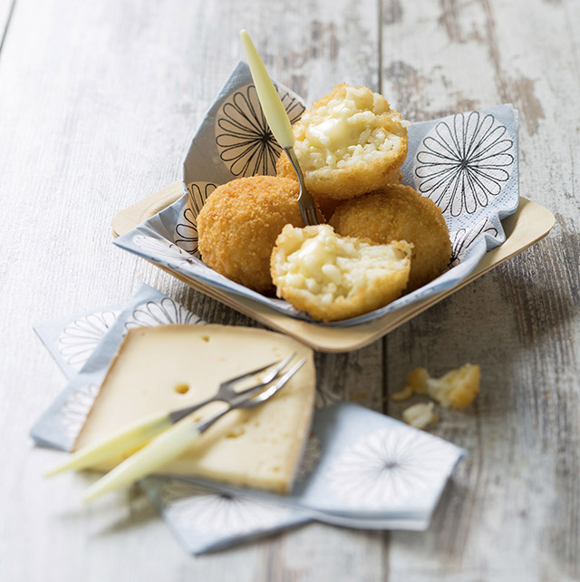 Arancini mit Walliser Raclette AOP